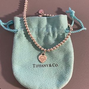 Tiffany Blue Heart Tag bead bracelet